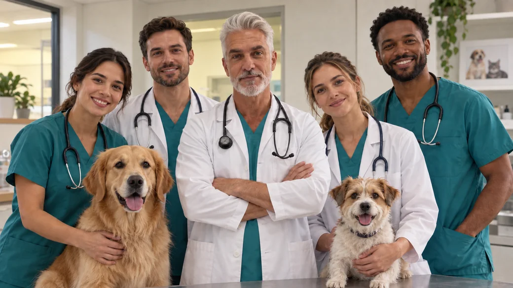 Time de veterinários do Protocolo Receitas Naturais